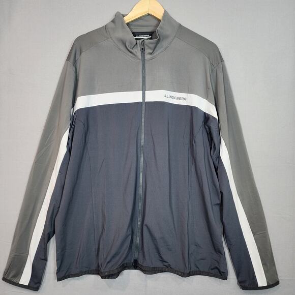 J. Lindeberg Men's Jarvis Golf Mid Layer Quick Dry Stretch Full Zip Jacket XXXL - Picture 1 of 7